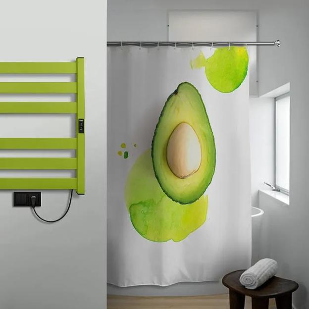 Штора для ванной комнаты «MySpace Avocado» 180х180 мм ОПТ  фото 1