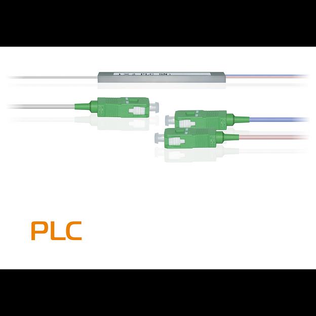 Делитель оптический планарный PLC-M-1x2, бескорпусный, разъемы SC/APC фото 1