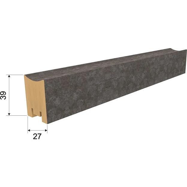 Интерьерная рейка МДФ STELLA «Ривьера Рекесс» Нью-Йорк, 2680х39х27 мм (упаковка 4 шт) ОПТ фото 1