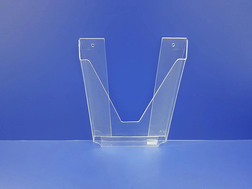 Карман настенный из оргстекла 2мм. объемный Ф-а4 (вертикальный) фото 4