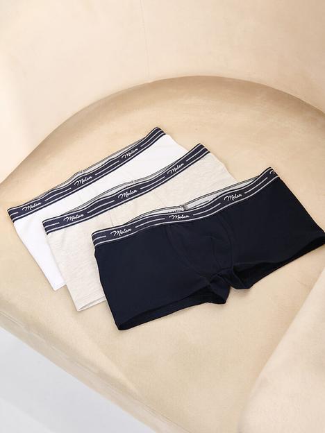 Трусы боксеры темно-синие опт фото 1