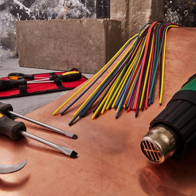 REXANT 29-0152 Термоусаживаемые трубки REXANT 3,0/1,5 мм, набор пять цветов, упаковка 50 шт. по 1 м фото 2