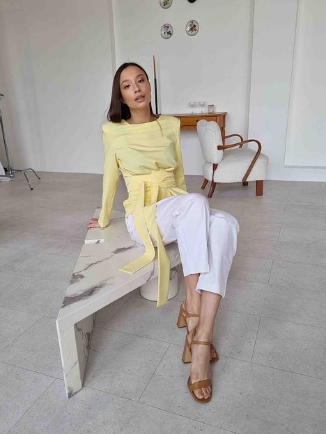 Блуза с завязками опт фото 1