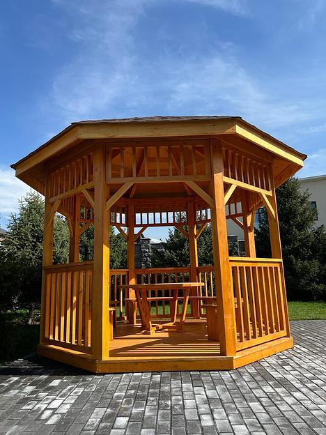 Беседка деревянная Derevo Style «Беседка № 5» фото 1