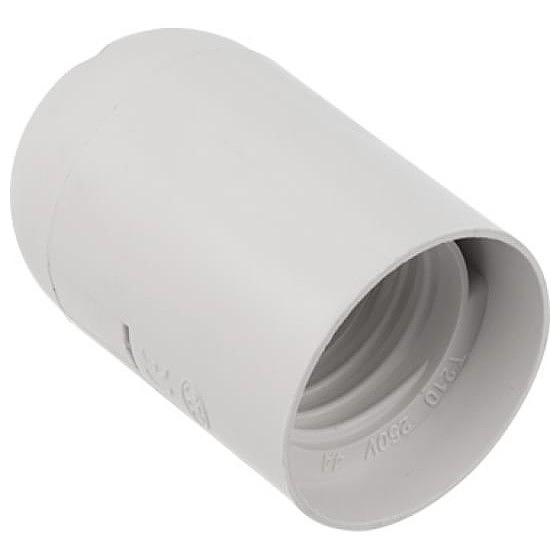 REXANT 11-8819 Патрон пластиковый термостойкий подвесной Е27 белый, c этикеткой, фото 1