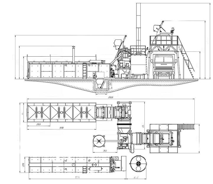 Мобильный асфальтовый завод МАЗ-20 фото 9