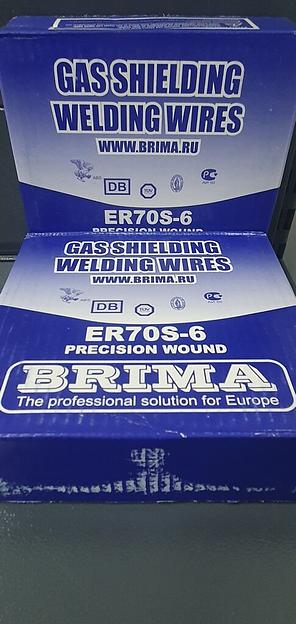 Сварочная проволока омеднённая BRIMA ER-70S-6 d 0.8 фото 1