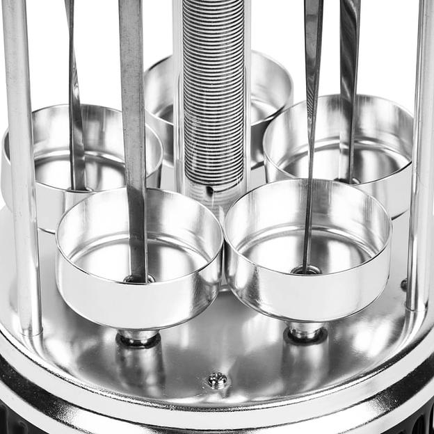 Шашлычница электрическая Galaxy Line GL 2610 1000Вт серый фото 4