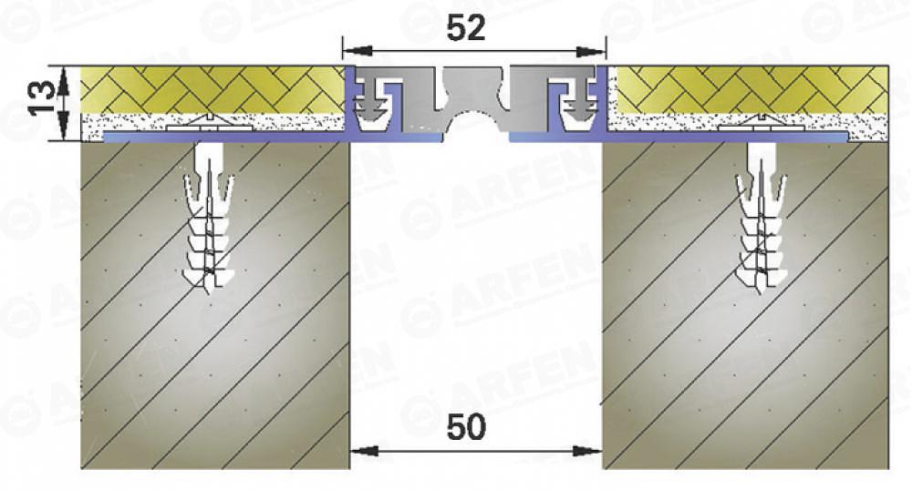 Деформационный шов Arfen «AR 105-050» ОПТ фото 2