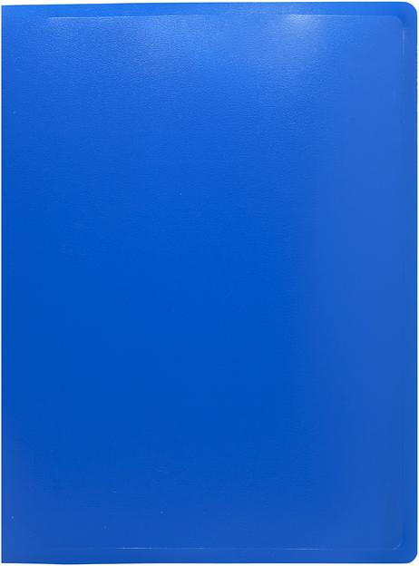 Папка на 4-х кольцах Silwerhof Eco SE-0420/4RBLU A4 пластик 0.5мм синий фото 1