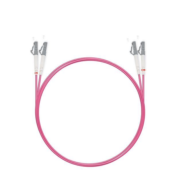 Патч Корд Оптоволоконный LC/UPC-LC/UPC MM OM4 50/125 Duplex 3.0мм 1 м фото 2