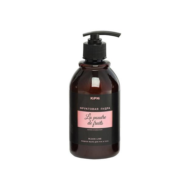 Мыло натуральное для рук и тела с дозатором KiPNi «Фруктовая пудра» 380 мл, опт фото 1