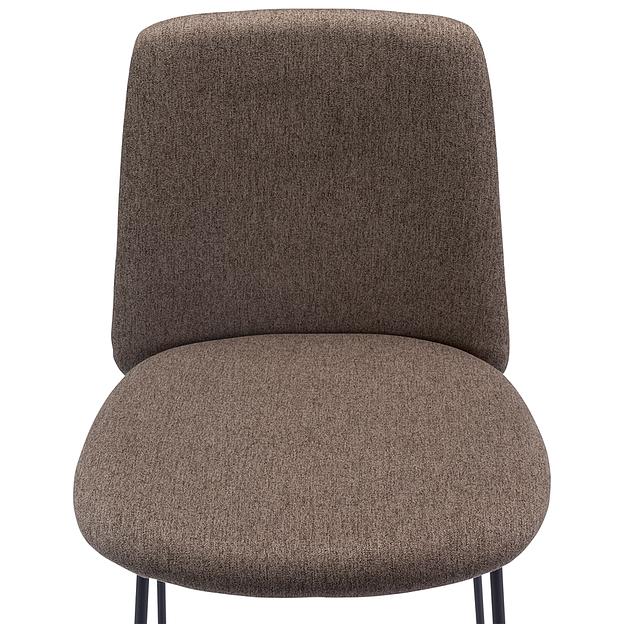 Стул барный Niels, рогожка, темно-коричневый фото 6