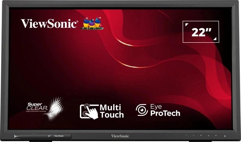 Монитор ViewSonic 21.5" TD2223-2 черный VA LED 16:9 DVI HDMI M/M глянцевая 250cd 170гр/160гр 1920x1080 75Hz VGA FHD USB Touch 4.5кг фото 1