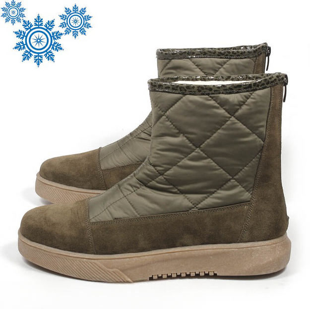 Зимние ботинки TAIS на шерстяной подкладке, арт.MT480-Ш хаки ОПТ фото 7