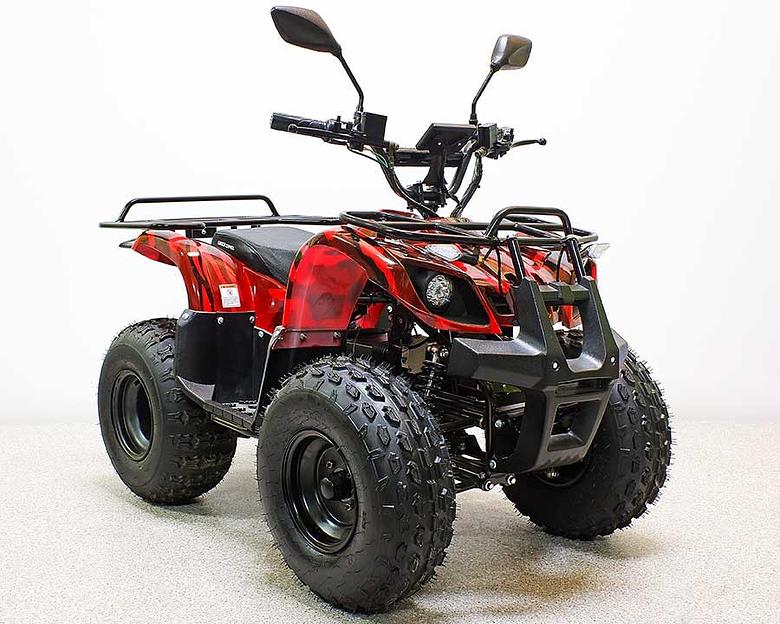 Квадроцикл GreenCamel Атакама T120 армейский красный (48V 800W R8 Цепь) фото 7