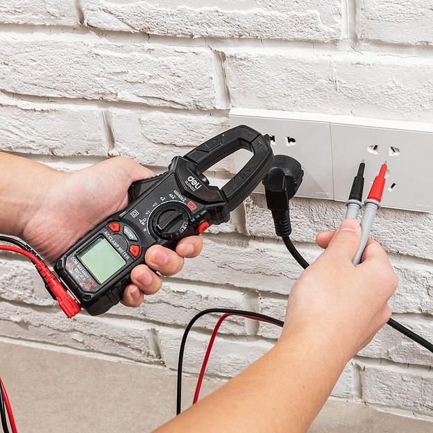 Измерительный и разметочный инструмент Deli Токоизмерительные клещи цифровые Deli DL334203 фото 5