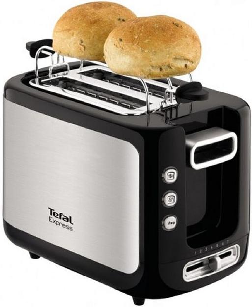 Тостер Tefal TT365031 850Вт серебристый/черный фото 3