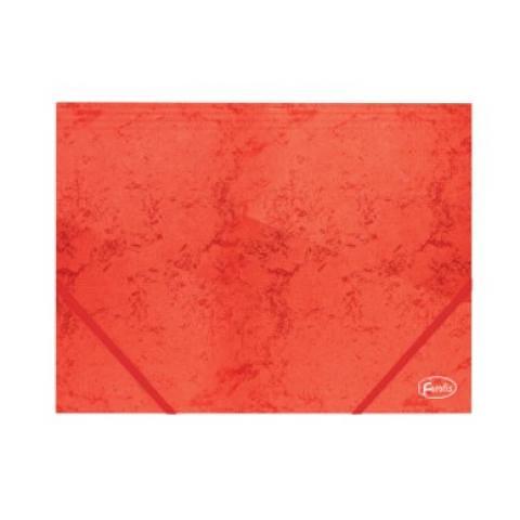 Папка для бумаг на эластичных резинках, А4, картон, 350 г/м2, красный, Forofis фото 1