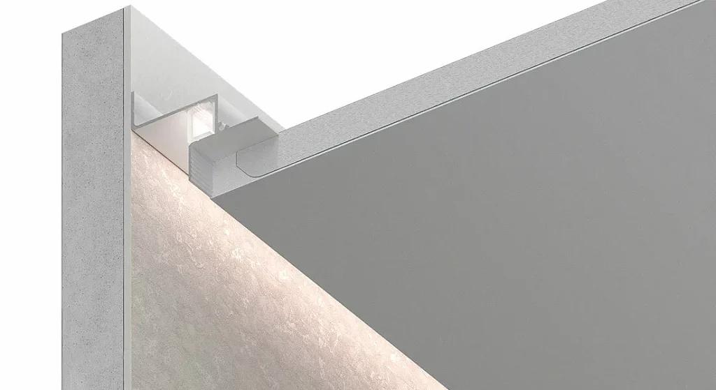 Теневой профиль FerGipps БП 309 белый ОПТ фото 2