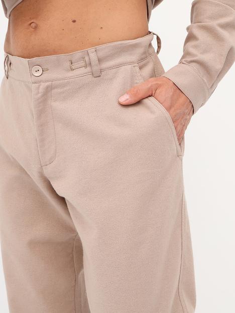 Мужские брюки из льна «Бежевые», Опт фото 3