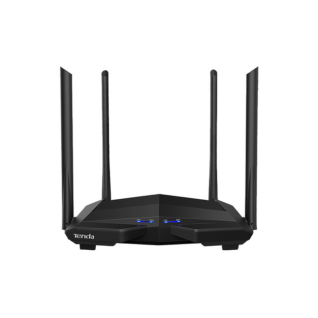Маршрутизатор Tenda AC10 Двухдиапазонный гигабитный Wi-Fi роутер AC1200 до 300 Мбит/с на 2,4 ГГц + до 867 Мбит/с до 5 ГГц, LAN 3x1 Гбит/с, WAN 1x1 Гбит/с, 4*5dBi внешние антенны фото 1