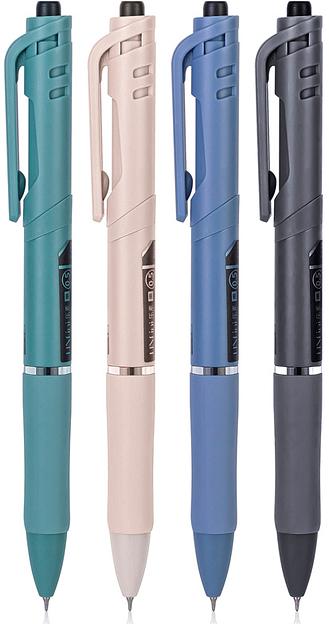 Ручка гелев. автоматическая Deli S01-A-BK ассорти черн. черн. линия 0.5мм резин. манжета фото 1