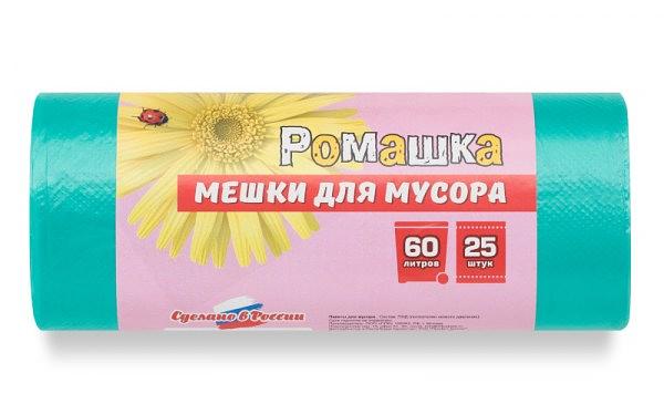 Мешки для мусора Серия «Стандарт» ПНД 60 л/25 шт ОПТ фото 1