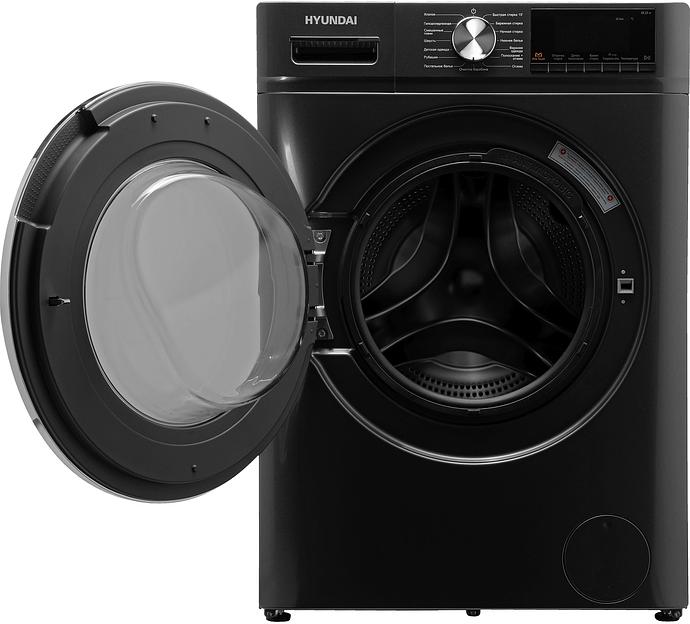 Стиральная машина Hyundai WMA8407 класс: A+++ загр.фронтальная макс.:8кг темно-серый фото 3