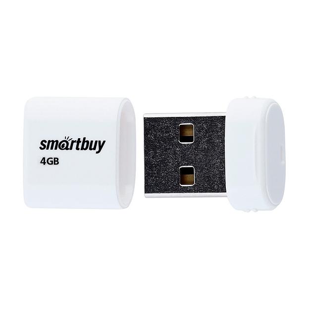 Smartbuy USB Drive 4GB LARA White (SB4GBLara-W) фото 1