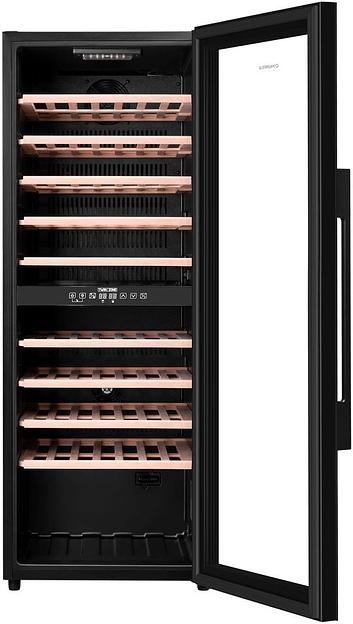 Винный шкаф Maunfeld MFWC-201D77 2-хкамерн. черный фото 3