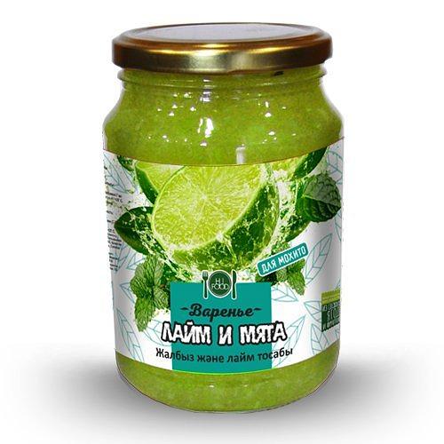 Варенье «HiFood» Лайм и мята 900 г ОПТ фото 1