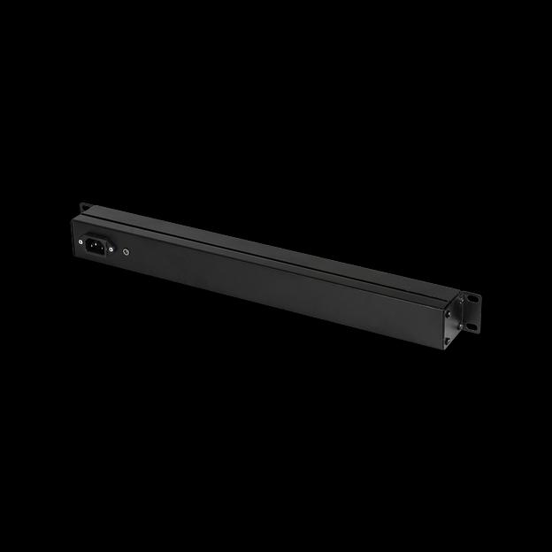 Блок электрических розеток TLK, 19", 8 гнезд "евророзетка", макс. нагрузка 10 А, без шнура питания, вход С14, с фильтром, без выключателя фото 2