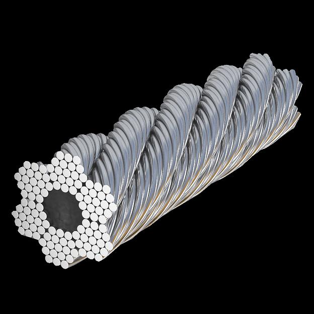 Канат стальной двойной свивки типа ЛК-Р 6×19 о.с., 32 мм фото 1
