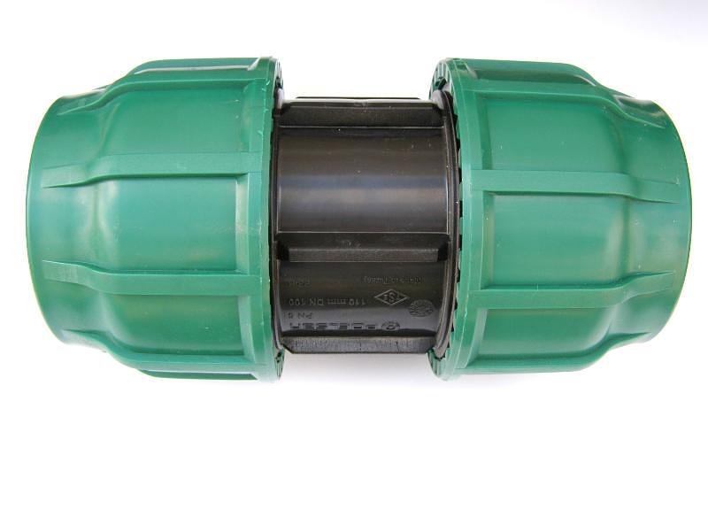 Муфта ПНД 25x25 соединительная компрессион. фото 1