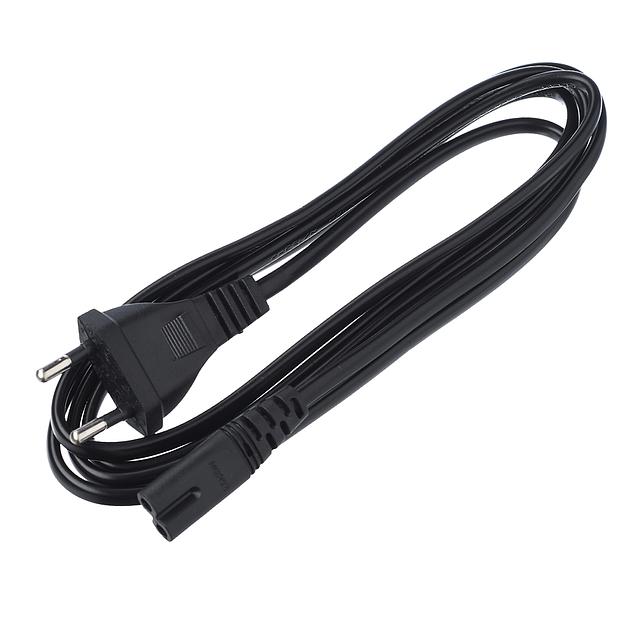 Кабель питания GoPower евровилка-C7 (2-pin) 1.8м ПВХ 0.75мм черный (1/300) GoPower евровилка-C7 (2-pin) 1.8м ПВХ 0.75мм черный (1 / 300) (00-00025227) фото 2