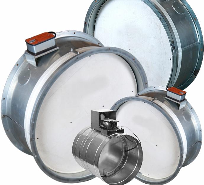 Противопожарные клапаны «БРОНЬ» круглого сечения фото 1