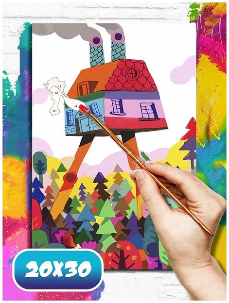 Картина по номерам на холсте 20×30 см в ассортименте ОПТ фото 10