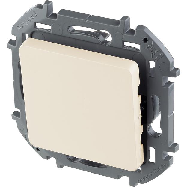 Legrand 673651 Переключатель одноклавишный - INSPIRIA - 10 AX - 250 В~ - слоновая кость фото 3