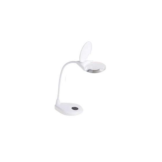 Rexant 31-0560 Лупа настольная 3D с подсветкой 3LED, сенсорная регулировка яркости, EXPERT, o 125мм, белая фото 1