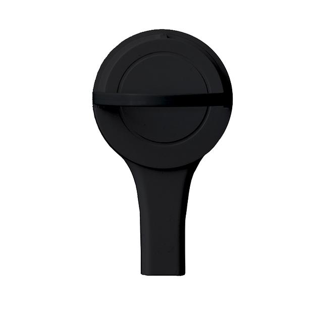 Вилка-невидимка с заземлением черная 16А 250В фото 3