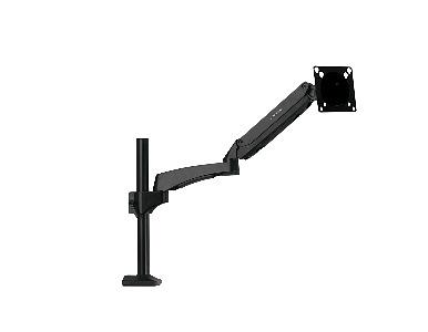 Кронштейн для мониторов ЖК Kromax OFFICE-11 черный 15"-32" макс.10кг настольный поворот и наклон фото 1