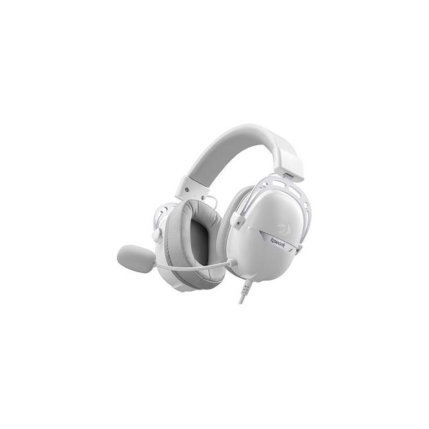 Гарнитура игровая Redragon Aurora, для компьютера, накладные, проводные, белый [72109] фото 1