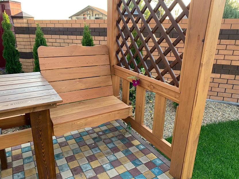 Изготовление и монтаж деревянных пергол фото 4