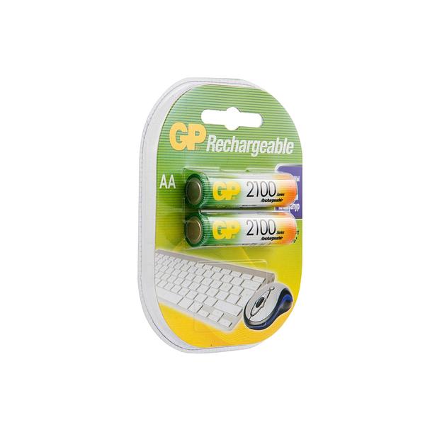 Аккумулятор GP 210AAHC AA NiMH 2100mAh (2шт) фото 2