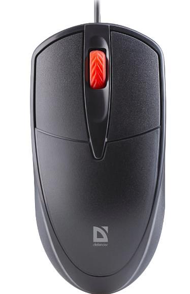 Мышка USB OPTICAL ICON 3D MB-057 BLACK 52057 DEFENDER фото 1