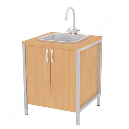 ШT 2060. Тумба с мойкой лабораторная 600х600х750 ОПТ фото 1