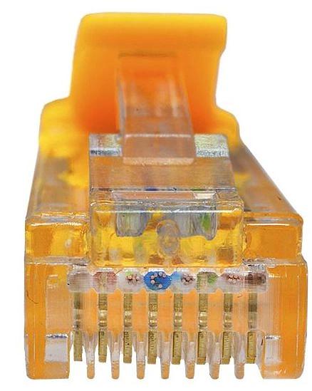 Патч-корд Suprlan 10-0163 UTP RJ-45 вил.-вилка RJ-45 кат.5E 2м желтый LSZH 0.483AWG фото 2