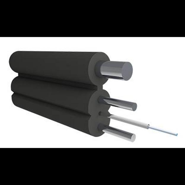 Кабель оптический Alpha Mile FTTx, с дополнительным несущим элементом (проволока 1.0 мм), 1 волокно фото 1