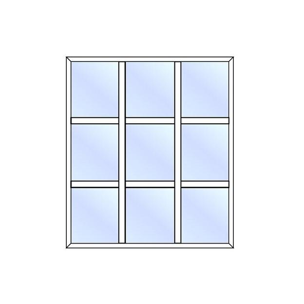 Витраж с алюминиевым профилем Баррела фото 1